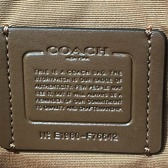 Coach F76642 Pebbled Leather Mia Satchel - Picture 8 of 8